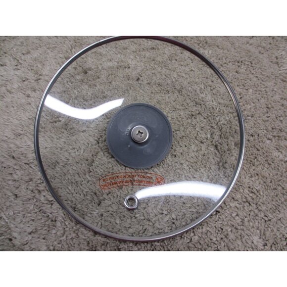 Glass Pot Lid With Steam Vent 6.5 inches across - Picture 1 of 2